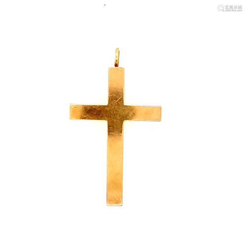 10k Yellow Gold Cross