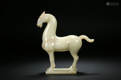 Hetian Jade Horse in Han Dynasty