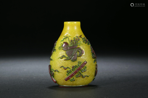 Snuff Bottle in Qing Dynasty