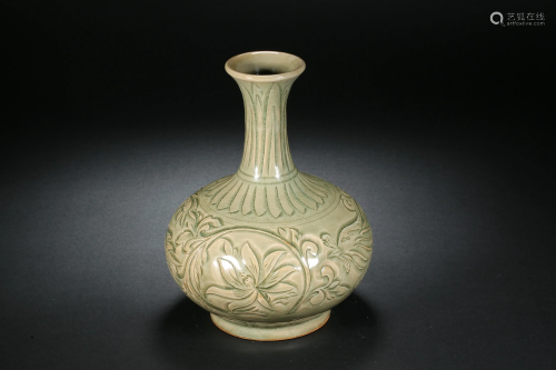 Celadon Flower Vase Song Dynasty