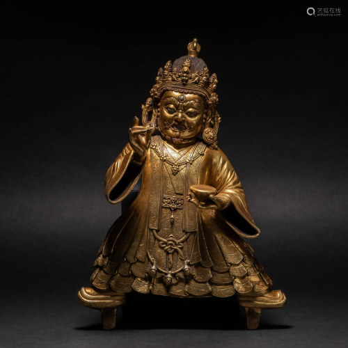Gilt Bronze and Black Diamond in the Qing Dynasty