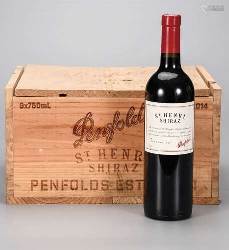 2014年  奔富酒庄圣亨利设拉子干红葡萄酒  澳洲原装进口