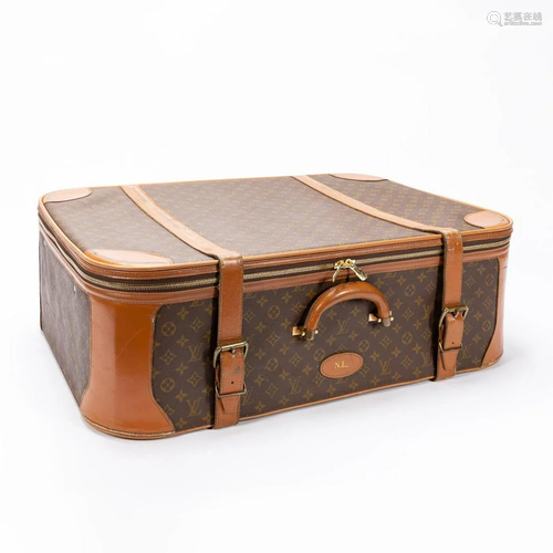 LOUIS VUITTON FRENCH COMPANY MONOGRAM SUITCASE