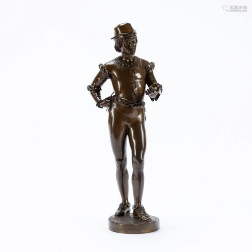 CUNO FRIEDERICHS, BRONZE FIGURAL SCULPTURE