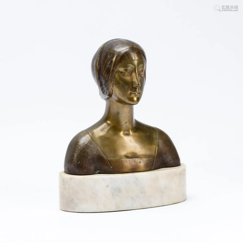 DUCHESS OF URBINO, MINO DA FIESOLE, BRONZE BUST