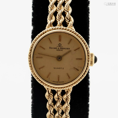 BAUME & MERCIER 14K GOLD LADIES' WRIST WATCH