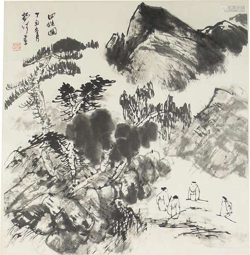 杨硕 山水