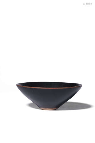 A JIAN WARE WILLOW-LEAF CONICAL BOWL