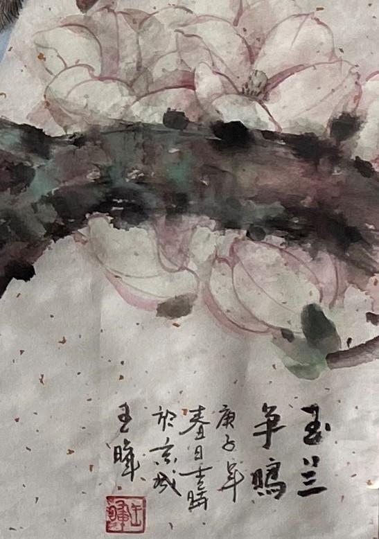 王晖《玉兰争鸣》