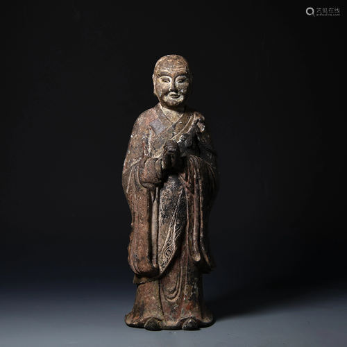 Bronze Luohan bronze statue in Song Dynasty