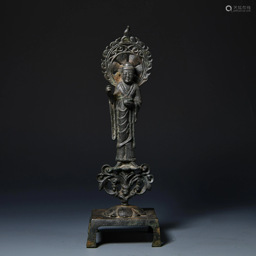 Brass Guanyin Statue in Tang Dynasty