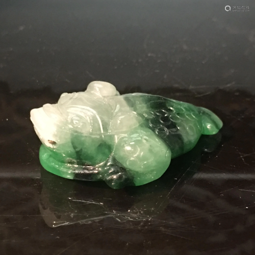 Chinese Green Jade Figure