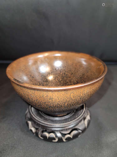 Black Glaze Jian Kiln Porcelain Cup