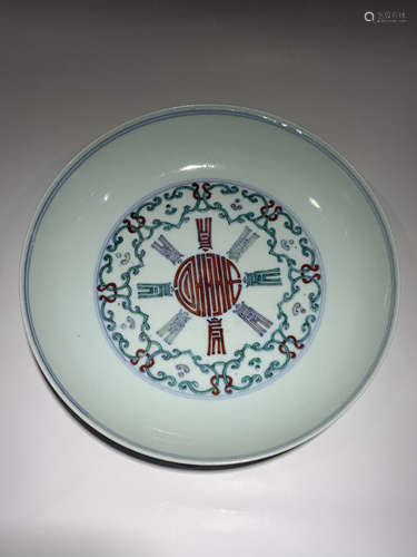 Qing Dynasty Qianlong Period Made Mark, Dou Color Longevity ...