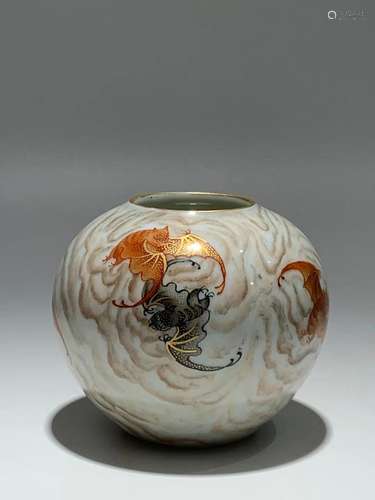 Qing Dynasty Qianlong Period Made Mark, Yunfu Pattern Water ...