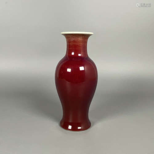 A langyao Glazed Vase, Qing Dynasty