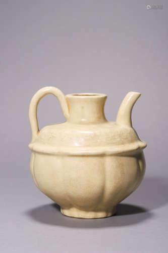 A White Glazed Teapot Possibly Yuan Dynasty