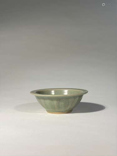 A Moulded Longquan Celadon Bowl
