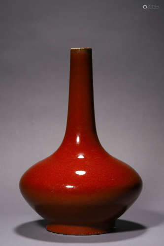 A Jun Glazed Vase, 19-20th Century