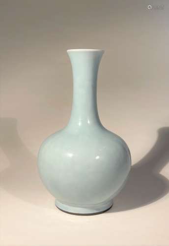 A Ru Typed Glaze Vase  Qianlong Mark