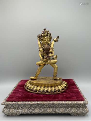 A Gilt Bronze Figure, 19th Century or Later