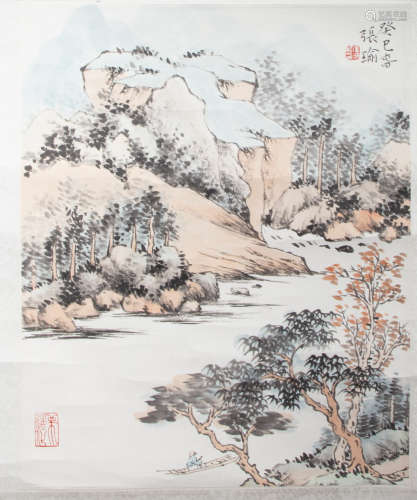 CHINESE PAINTING AND CALLIGRAPHY BY ZHANG YU