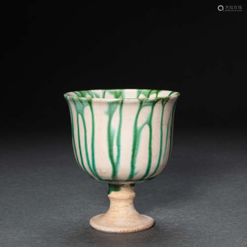 THE TRI-COLORED GOBLET, TANG DYNASTY, CHINA