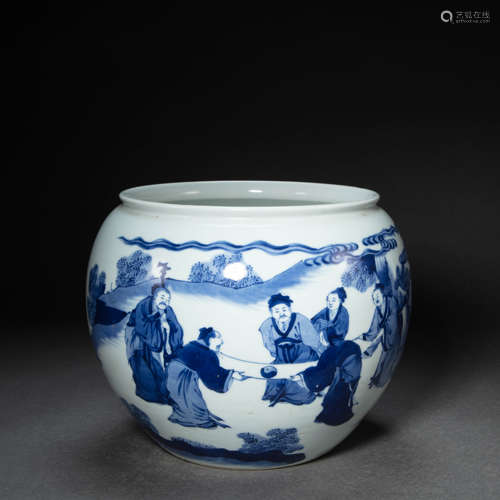 CHINESE BLUE AND WHITE PORCELAIN, QING DYNASTY