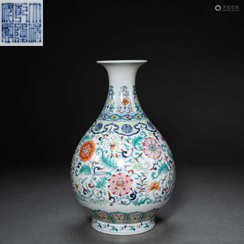 CHINESE BUCKET COLOR PORCELAIN, QING DYNASTY