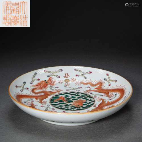 CHINESE FAMILLE ROSE PORCELAIN, QING DYNASTY