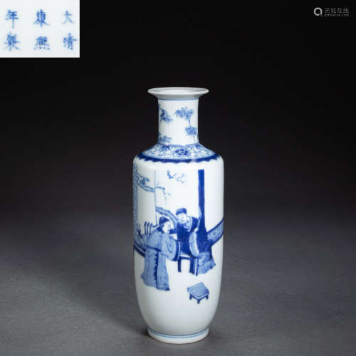 CHINESE BLUE AND WHITE PORCELAIN, QING DYNASTY