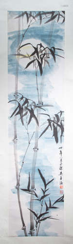 CHINESE CALLIGRAPHY AND PAINTING BY WU HUAYUAN