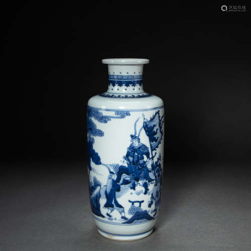 CHINESE BLUE AND WHITE PORCELAIN, QING DYNASTY
