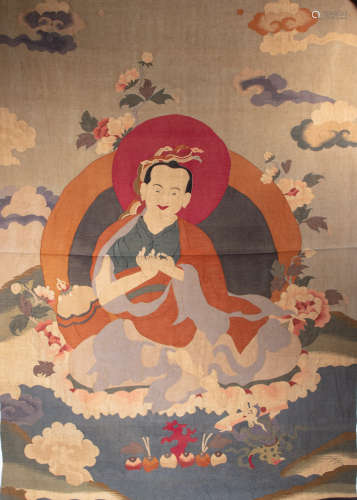 TIBET KESI BUDDHA STATUE, QING DYNASTY, CHINA