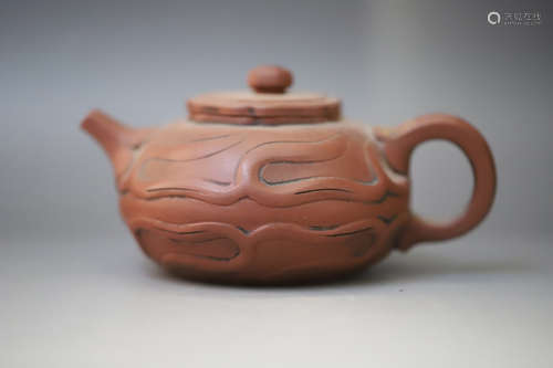 A Purple Clay Teapot