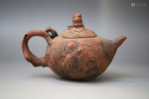 A Purple Clay Teapot