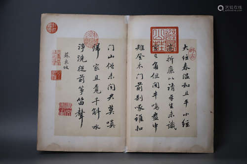 A Chinese Calligraphy Pages