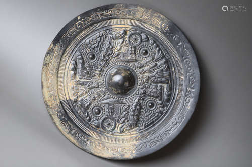 A Chinese Bronze Mirror