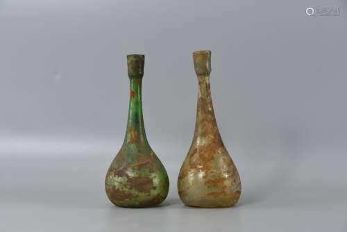 Glass bottle of Han Dynasty