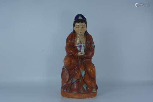 Porcelain Guanyin in Qing Dynasty