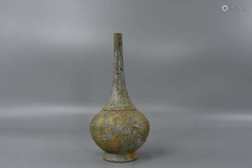 Bronze gilt vase of Han Dynasty