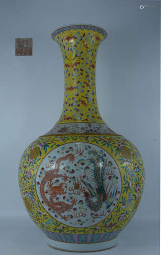 Qing Pastel large bottle