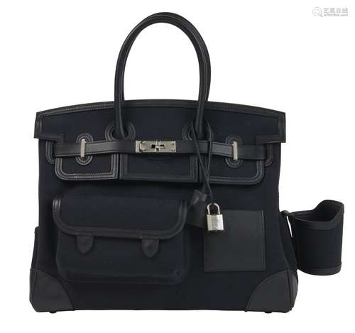 HERMÈSÉdition Limitée2021Sac BIRKIN CARGO 35Veau Swift et to...