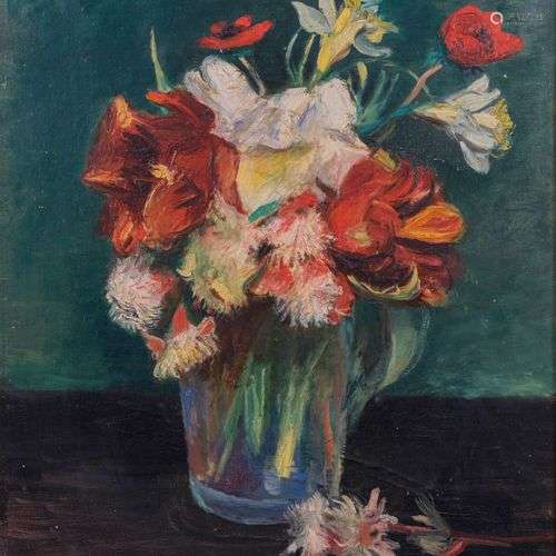 Henri HAYDEN (1883-1970) Nature morte au bouquet de fleurs H...