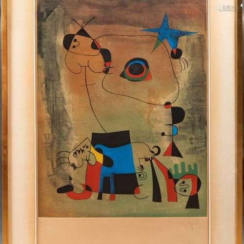 Joan MIRO (1893-1983), d'après