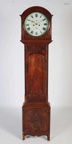 A 19th century mahogany longcase clock, R. Robertson, Perth,...