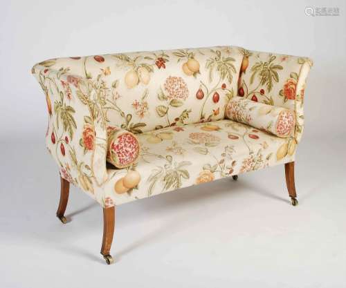A late 19th/ early 20th century mahogany sofa in Regency sty...