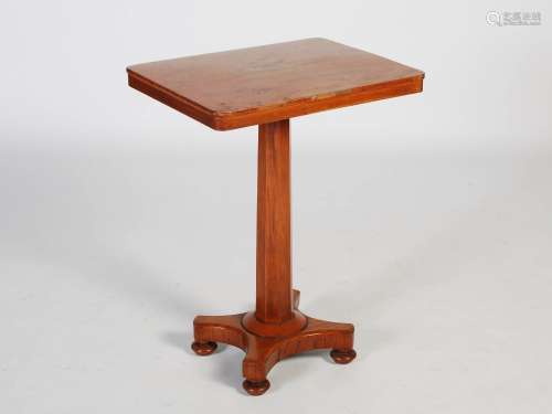 A 19th century satinwood occasional table, the rectangular t...