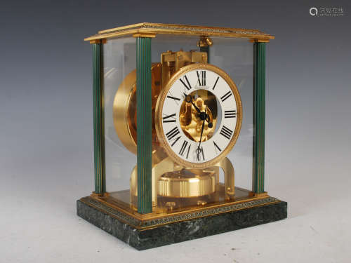 Jaeger-Le Coultre, an Atmos clock, with Roman numeral dial, ...