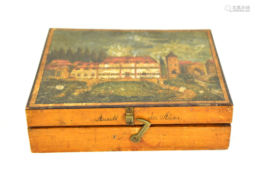 German Game Set Wood Box